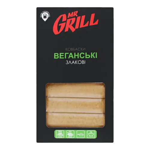 Ковбаски веганські охолоджені Злакові Mr.Grill 330г