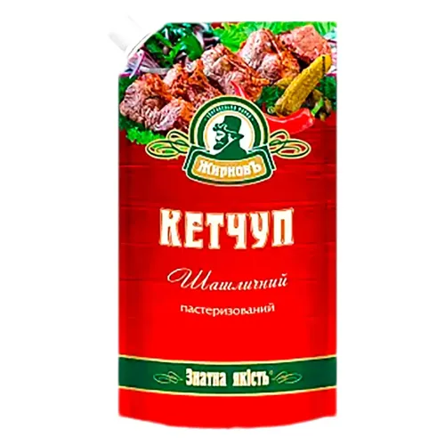 Кетчуп Шашличний Жирновъ 360г ПЕТ