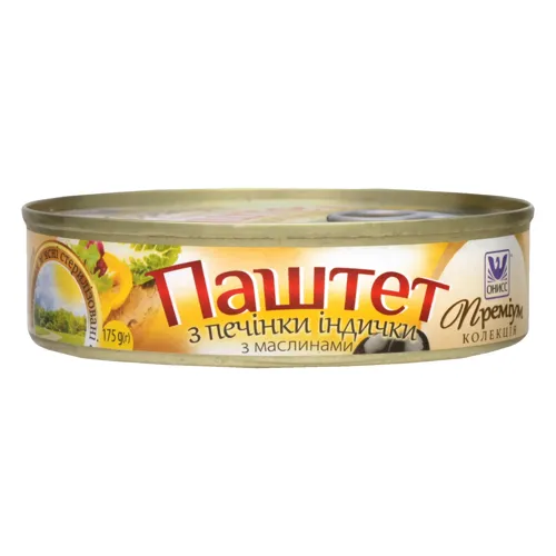 Паштет з печінки індички з маслинами Онисс 175г