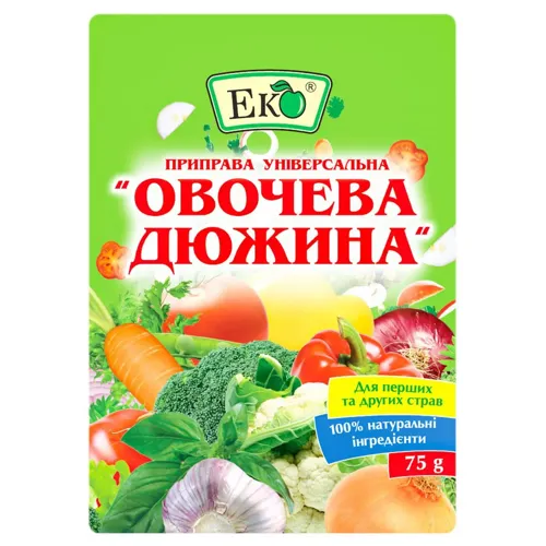 Приправа Еко Овочева дюжина універсальна 75г