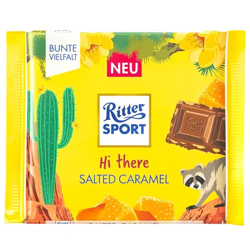 Шоколад молочний Ritter Sport солона карамель 100г