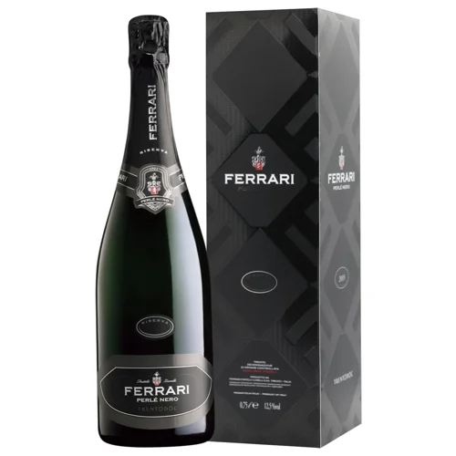 Вино ігристе Ferrari Perle Nero Riserva біле брют 12,5% 0,75л