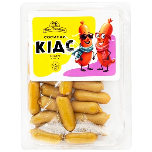 Сосиски Home Traditions Кідс-Kids вищий сорт 260г