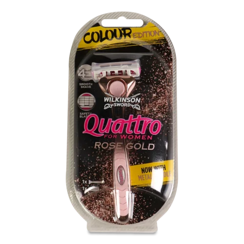 Бритва Wilkinson Quattro для жінок, Колірна Едіція, 1 шт