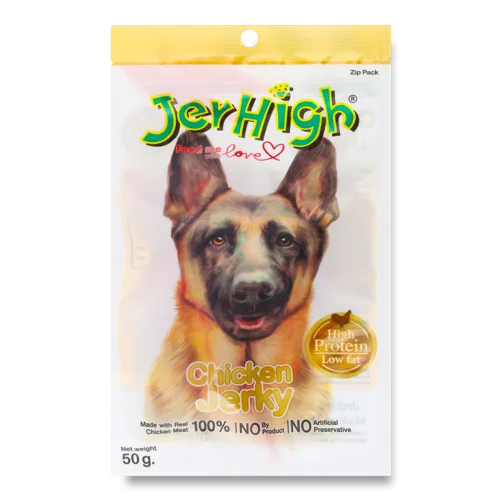 Ласощі Для Собак В'ялена Курка В/ґ, 50г Jerhigh