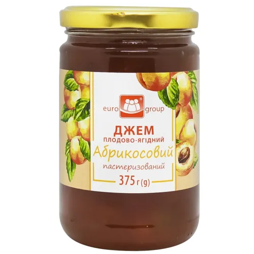 Джем Eurogroup абрикосовий 375г
