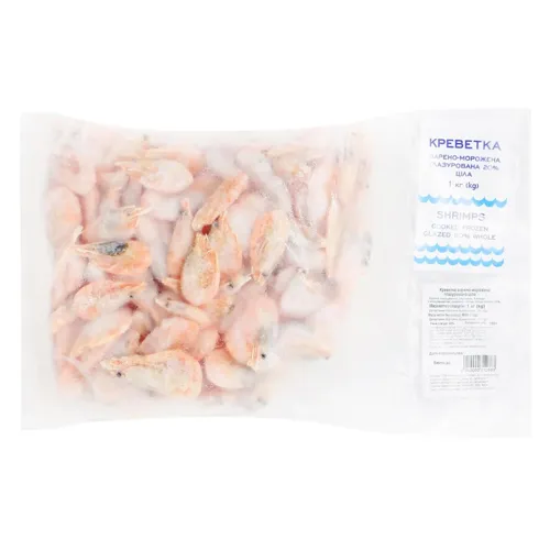 Креветка варено-морожена 150+ 1000г