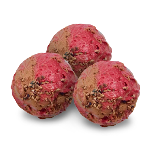 Морозиво 5% Молочне Безлактозне Без Цукру Шоколадне З Вишнею Та Какао Бобами, кг