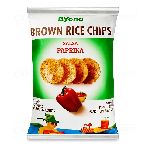 Чіпси B.Yond рисові сальса і паприка, 60г