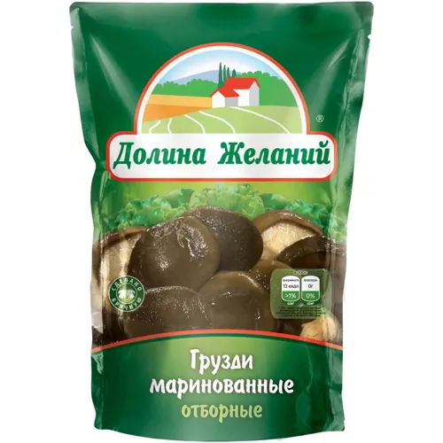 Гриби грузді Долина Бажань мариновані 500мл