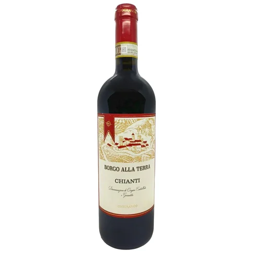 Вино Geografico Borgo Alla Terra Chianti червоне сухе 12,5% 0,75л