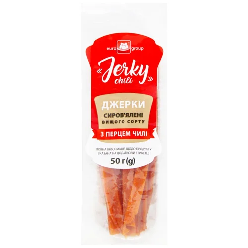 Джерки Eurogroup з перцем чилі 50г
