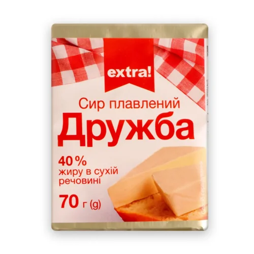 Сир плавлений Extra! «Дружба» 40%