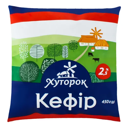 Кефір 2.5% Хуторок м/у 450г