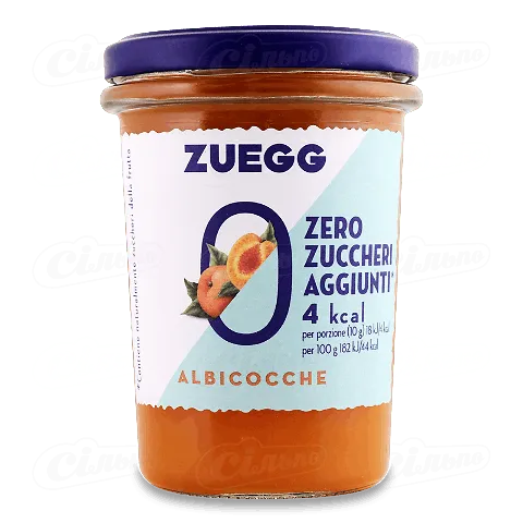 Джем абрикосовий без цукру Zuegg, 220г