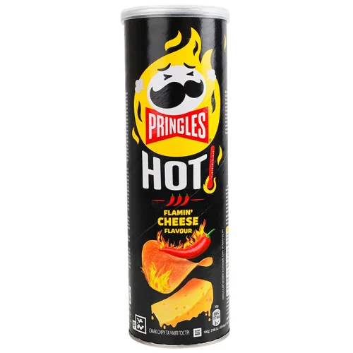 Чипси Pringles Hot чилі сир 160г
