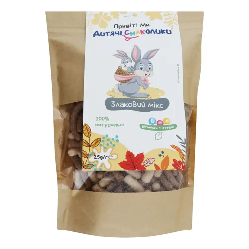 Сніданки сухі Злаковий мікс з солодкою стевією та вітамінами ДПК Вайз д/п 25г