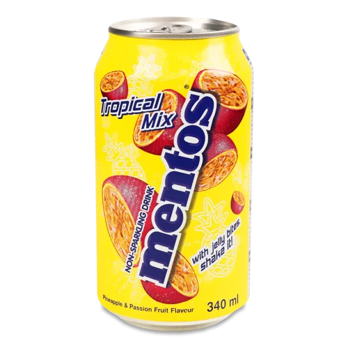 Напій Mentos Tropical Mix газ б/а з/б