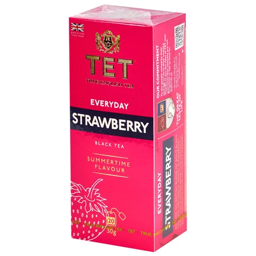 Чай чорний TET Everyday Полуниця-суниця 1,5г*20шт