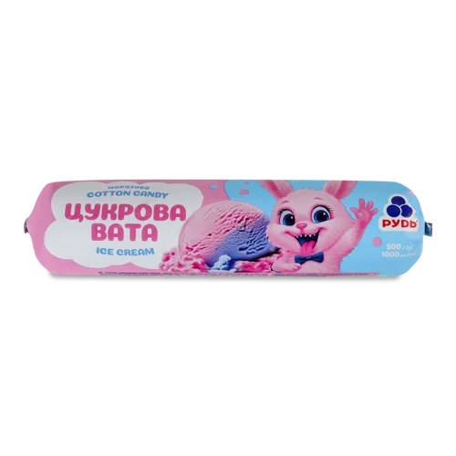 Морозиво Цукрова Вата Рудь, м/у, 500 г