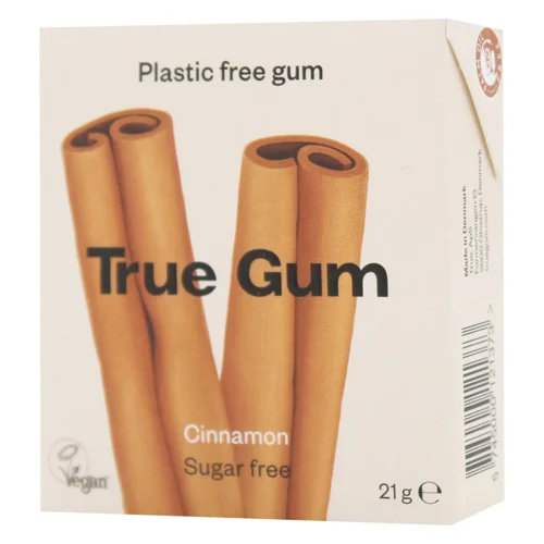 Жувальна гумка True Gum зі смаком кориці без цукру 21г