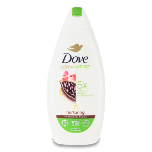Гель для Душу Nurturing Care By Nature Dove, 400 мл