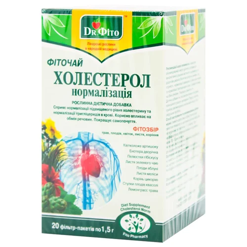Фіточай Dr.Фіто Холестерол 1,5г*20шт