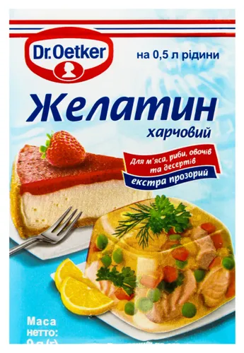 Желатин харчовий Dr. Oetker м/у 9г