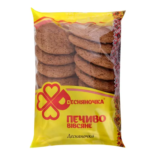 Печиво вівсяне «Десняночка» м/у 400г