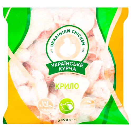 Крило курчати-бройлера Ukrainian Chicken заморожене 2,5кг