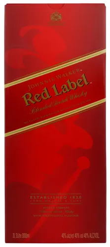 Віскі 3л 40% Red Label Johnnie Walker бут