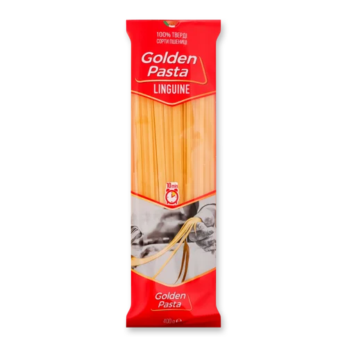 Вироби Макаронні Локшина Довга Linguine Golden Pasta В/ґ 400г