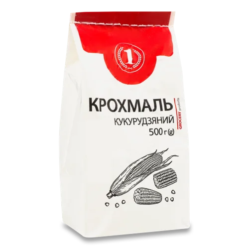 Крохмаль Кукурудзяний Вищого Ґатунку, 500г