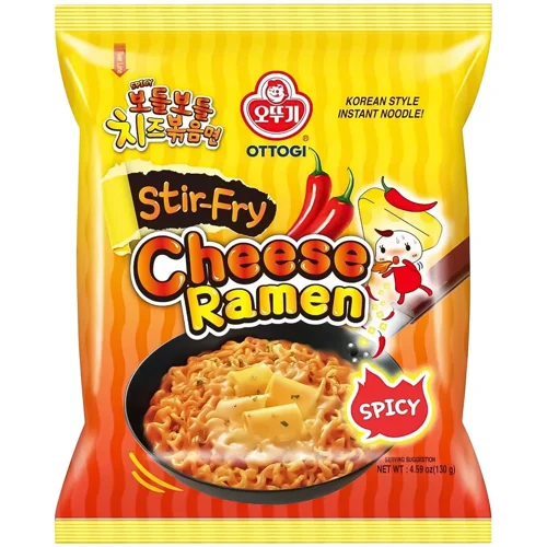 Локшина рамен із сиром Stir-Fry гостра Ottogi 130г