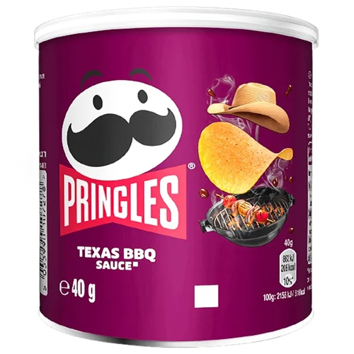 Чипси Pringles картопляні зі смаком техаського соуса барбекю 40г
