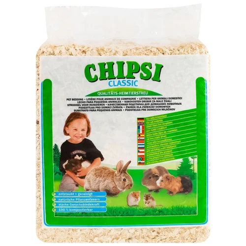 Наповнювач гігієнічний Chipsi Classic для гризунів тирса 15л 1кг