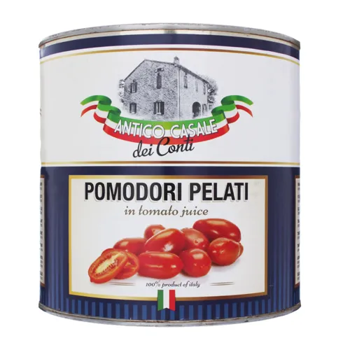 Томати очищені Pelati Antico Casale dei Conti з/б 2.5кг
