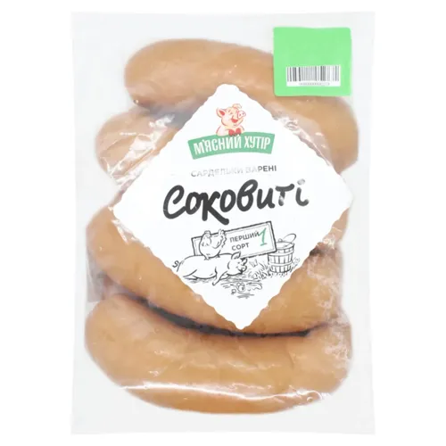 Сардельки М'ясний Хутір Соковиті