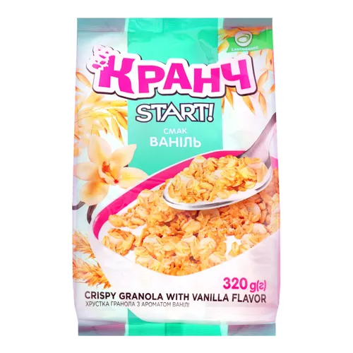 Гранола хрустка з ароматом ванілі Кранч Start! м/у 320г