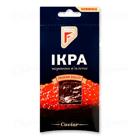 Ікра Flagman червона в'ялено-підкопчена 20г