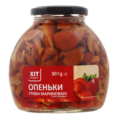 Опеньки мариновані стерилізовані Хіт продукт с/б 500г