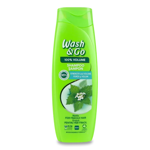 Шампунь для Волосся Nettle Volume Wash&Go, 360мл