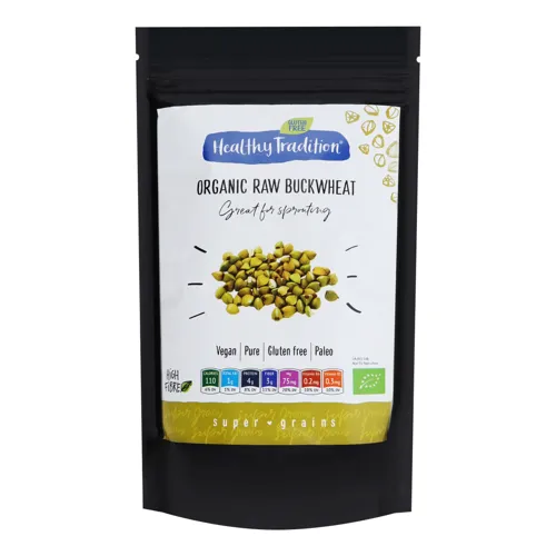 Гречка зелена органічна ядро Healthy Tradition д/п 500г