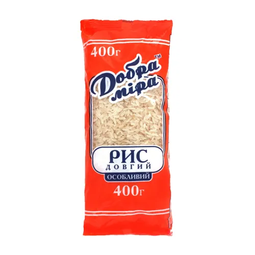 Рис довгий особливий Добра міра м/у 400г