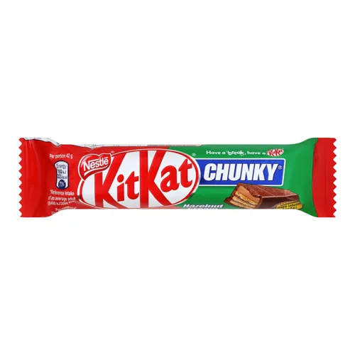 Вафлі у молочному шоколаді з лісовим горіхом Chunky Kit Kat м/у 42г