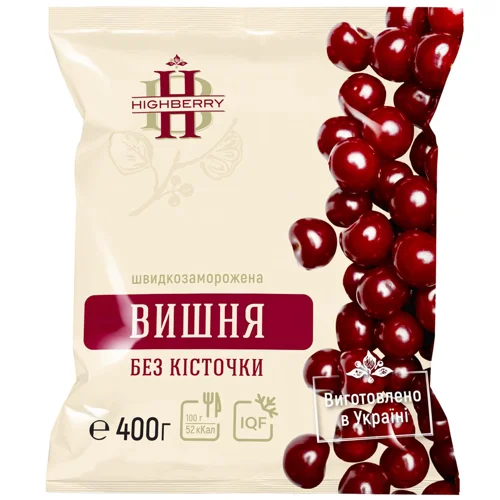 Вишня Highberry без кісточки швидкозаморожена 400г