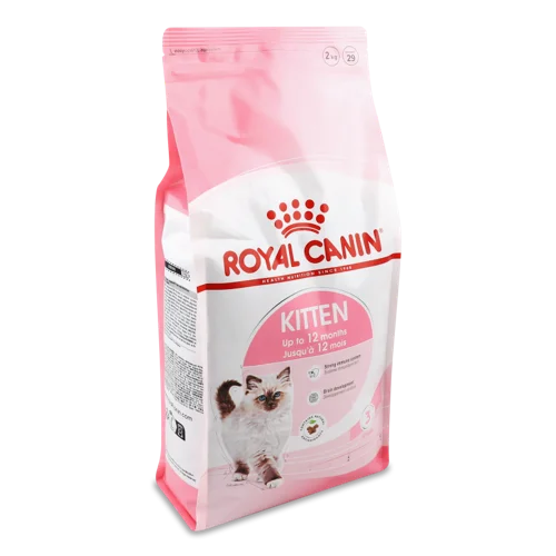 Корм сухий повнораціонний для кошенят, Kitten Royal Canin, в/к, 2 кг