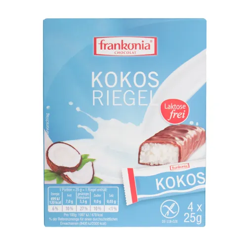 Батончики з кокосовою начинкою Frankonia к/у 100г