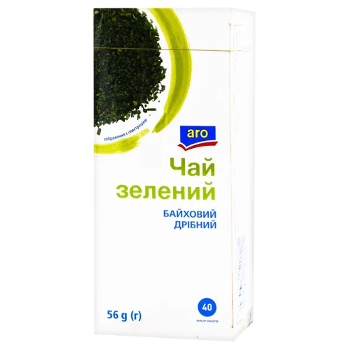 Чай зелений Aro байховий дрібний 1,4г*40шт