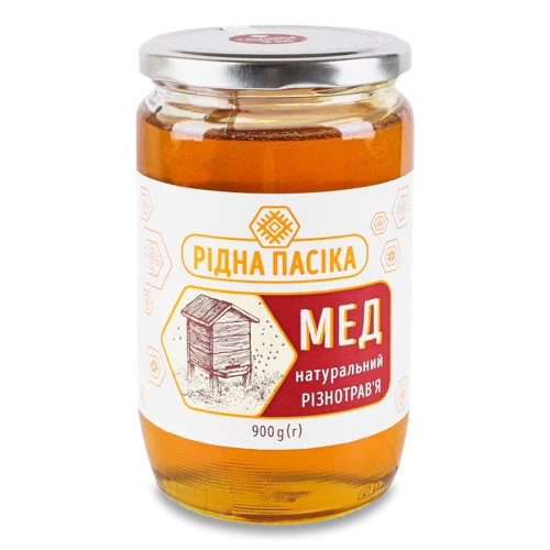 Мед Натуральний Різнотрав'я, С/Б 900г